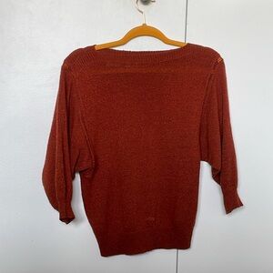 Orange Sweater